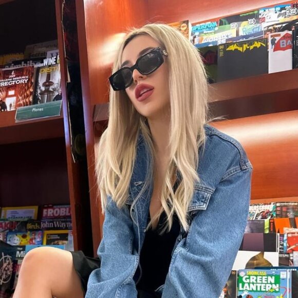 Gucci GG1534S 001 Rectangle Sunglasses - Black/Grey - Picture 3 of 11